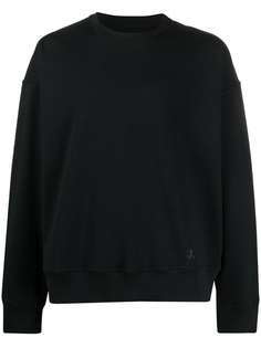 Jil Sander толстовка с вышитым логотипом