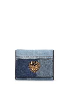 Dolce & Gabbana джинсовый кошелек Devotion в технике пэчворк