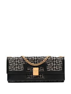 Balmain объемный клатч 1945 с жаккардовым узором