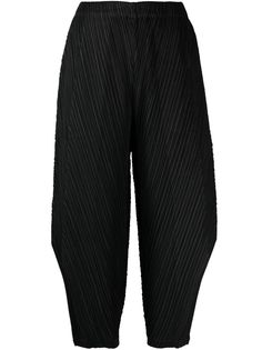 Pleats Please Issey Miyake укороченные плиссированные брюки