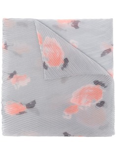 Emporio Armani плиссированный платок с цветочным принтом