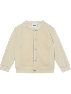 Burberry Kids кардиган с монограммой