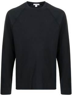James Perse футболка с рукавами реглан