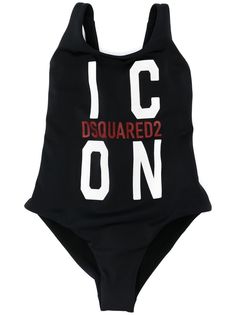 Dsquared2 Kids купальник с принтом Icon
