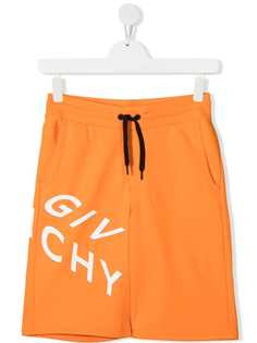 Givenchy Kids шорты с логотипом
