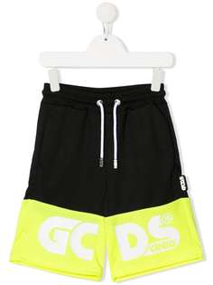 Gcds Kids шорты в стиле колор-блок