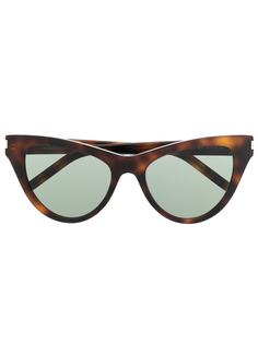 Saint Laurent Eyewear солнцезащитные очки в оправе черепаховой расцветки