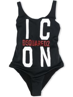Dsquared2 Kids купальник с принтом Icon