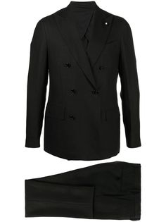 Lardini костюм с двубортным пиджаком