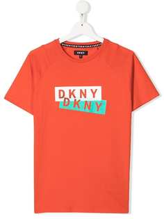 Dkny Kids футболка с логотипом