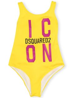 Dsquared2 Kids купальник с принтом Icon