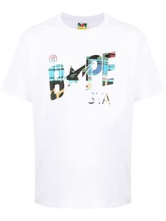 A BATHING APE® футболка с логотипом