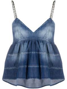 Dondup ярусный джинсовый топ