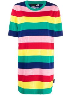 Love Moschino полосатое платье-футболка с короткими рукавами