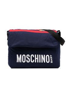 Moschino Kids пеленальная сумка с логотипом