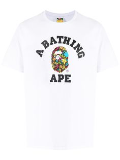 A BATHING APE® футболка Baby Milo Alphabet College Bape