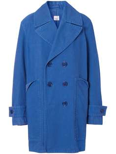 Burberry двубортный бушлат