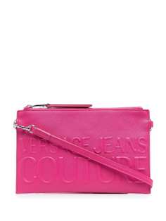 Versace Jeans Couture клатч с тисненым логотипом