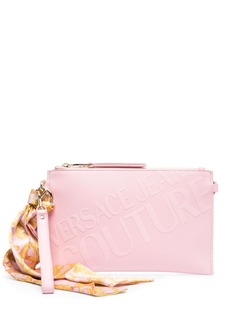 Versace Jeans Couture клатч с тисненым логотипом