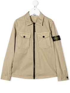 Stone Island Junior бомбер на молнии