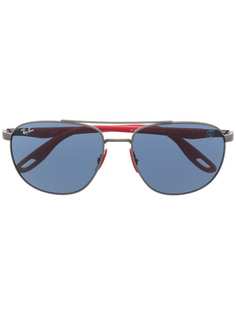 Ray-Ban солнцезащитные очки-авиаторы Ferrari