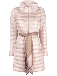 Herno пуховик с шарфом