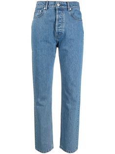 Nanushka прямые джинсы с завышенной талией