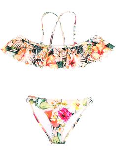 Molo бикини с цветочным принтом и оборками