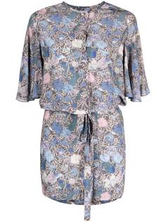 Zadig&Voltaire платье мини с цветочным принтом