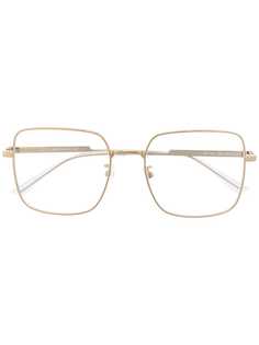 Bottega Veneta Eyewear очки в металлической квадратной оправе