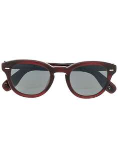 Oliver Peoples солнцезащитные очки в оправе с мраморным эффектом