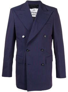 Vivienne Westwood двубортный пиджак в полоску
