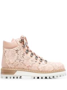 Le Silla ботинки с кружевом