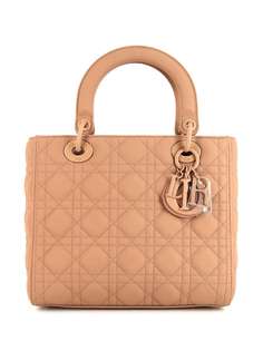 Christian Dior сумка Cannage Lady Dior pre-owned среднего размера