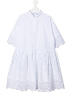 Ermanno Scervino Junior платье с вышивкой