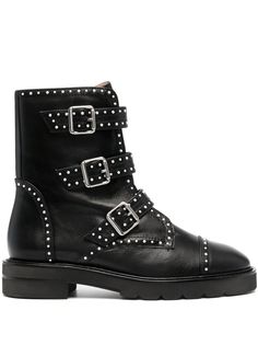 Stuart Weitzman ботинки Jesse Lift с заклепками
