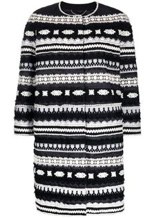 Ermanno Scervino пальто с кружевными вставками