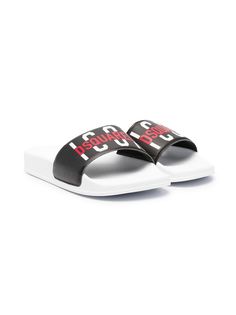 Dsquared2 Kids шлепанцы с логотипом
