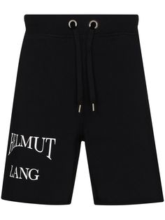 Helmut Lang спортивные шорты Ocean с логотипом