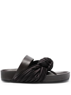 Jil Sander мюли с узлом