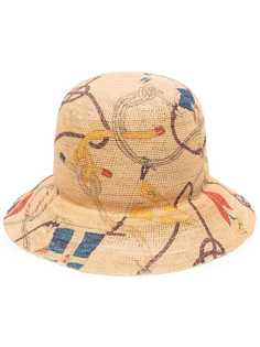 Etro шляпа с абстрактным принтом