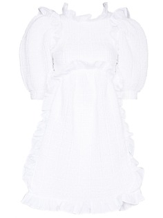 Cecilie Bahnsen платье мини Lotta с оборками