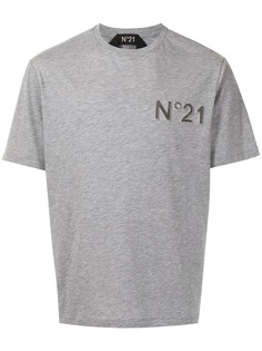 Nº21 футболка с нашивкой-логотипом