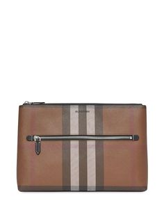 Burberry клатч в клетку