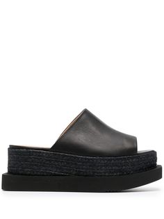 Paloma Barceló эспадрильи на платформе из рафии