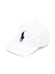 Ralph Lauren Kids кепка с вышитым логотипом