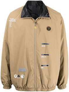 AAPE BY *A BATHING APE® двусторонний бомбер с графичным принтом