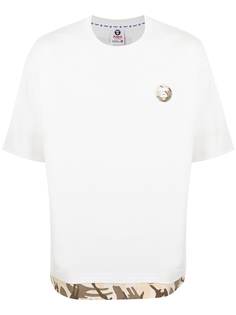 AAPE BY *A BATHING APE® футболка с нашивкой-логотипом
