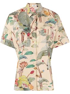 ETRO рубашка с принтом