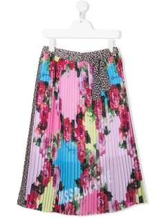 Miss Blumarine плиссированная юбка с принтом